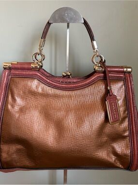 バッグ rare coach kisslock 12248 leather bag Coach | Bags | Iso In Search Of Coach Rexy Kiss Lock Satchel